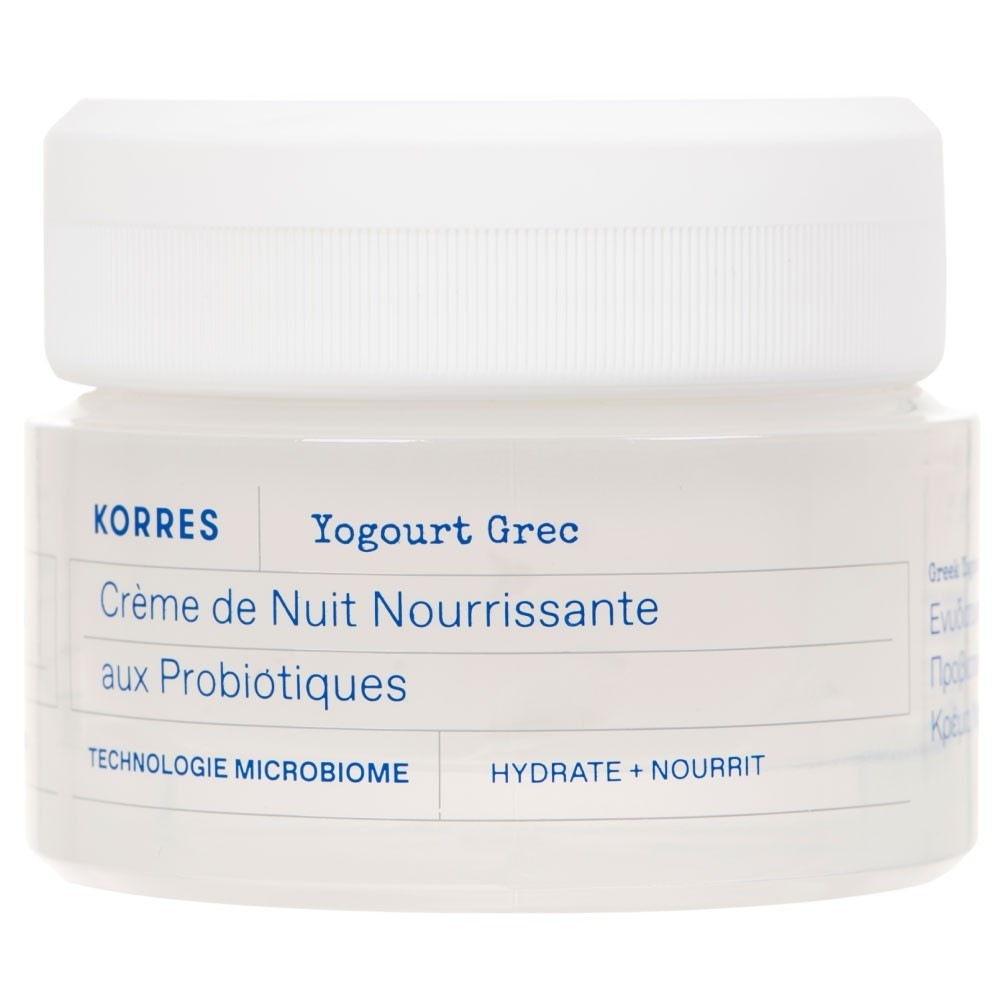 KORRES Crème Nuit Nourrissante Probiotiques & Yaourt Grec