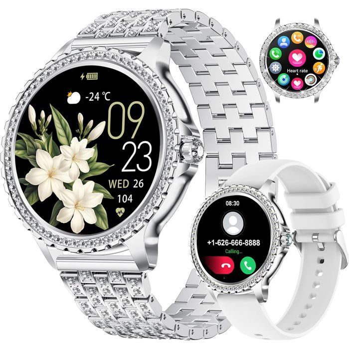 Smartwatch da donna - ZVVN - Touchscreen da 1,32