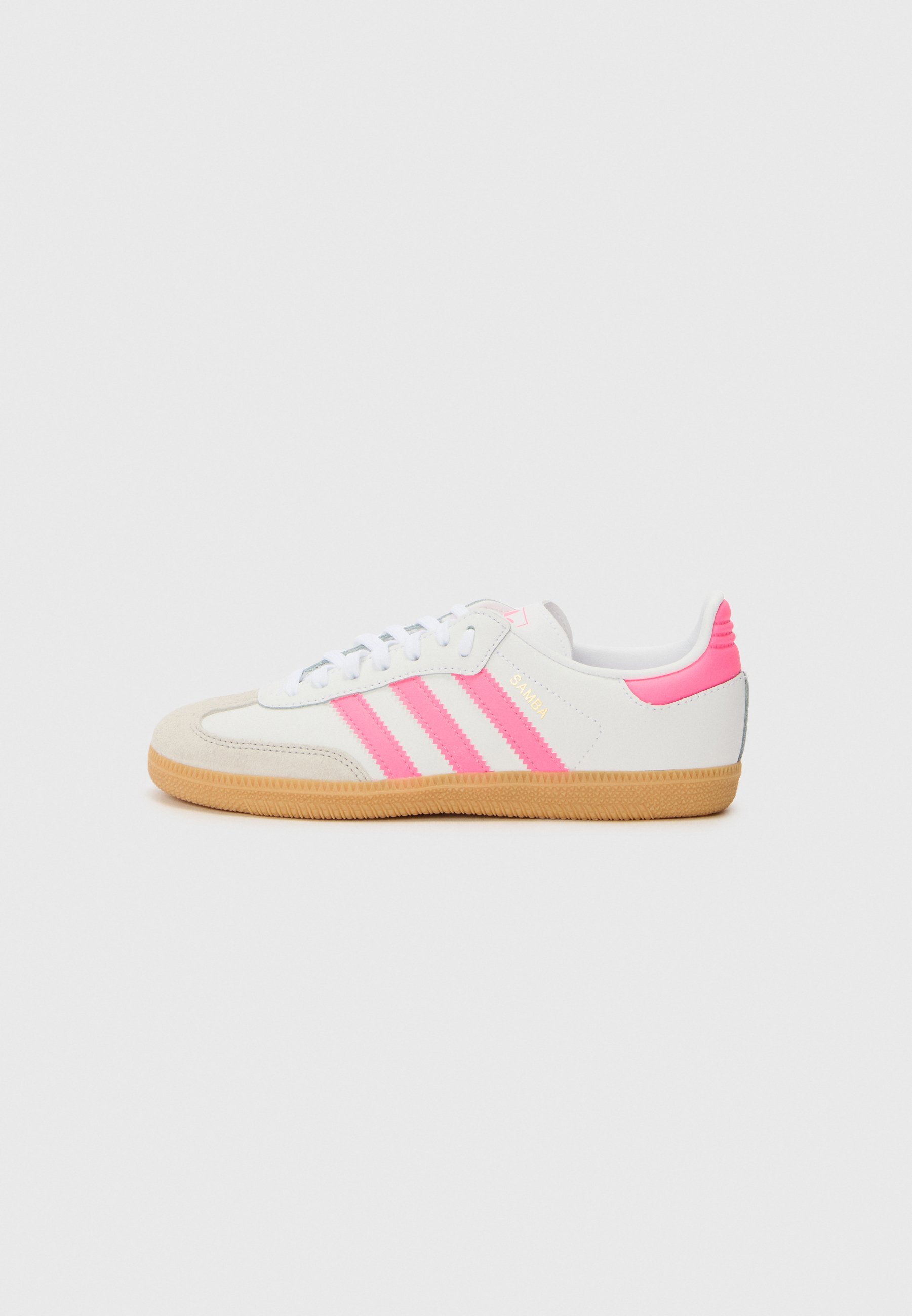 adidas Originals SAMBA UNISEX - Sneakers - cloud white/lucid pink/gum