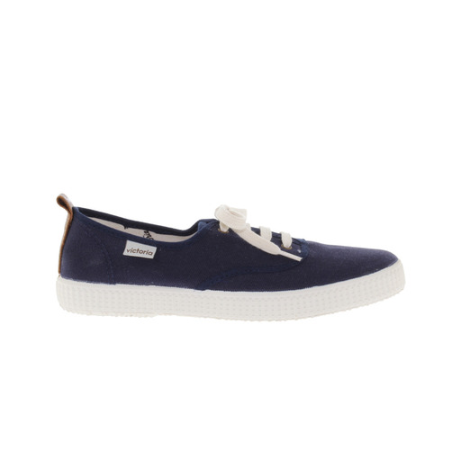  Victoria 1915 Retro Canvas English Shoes with White Laces and Back Pull Tab