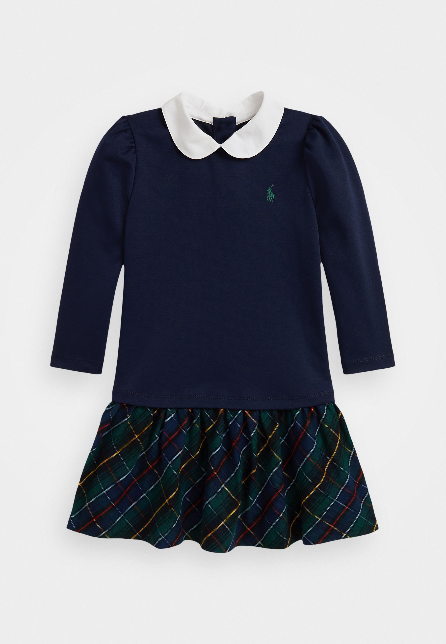 Abito a ponte con gonna a quadri Polo Ralph Lauren - Abito da giorno - blu navy da crociera