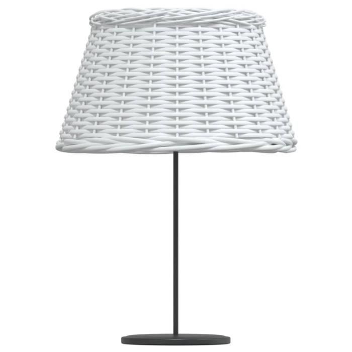 Abat-jour - MOTHINESSTO - YY06353 - Blanc - Ø50 cm - Osier - E27