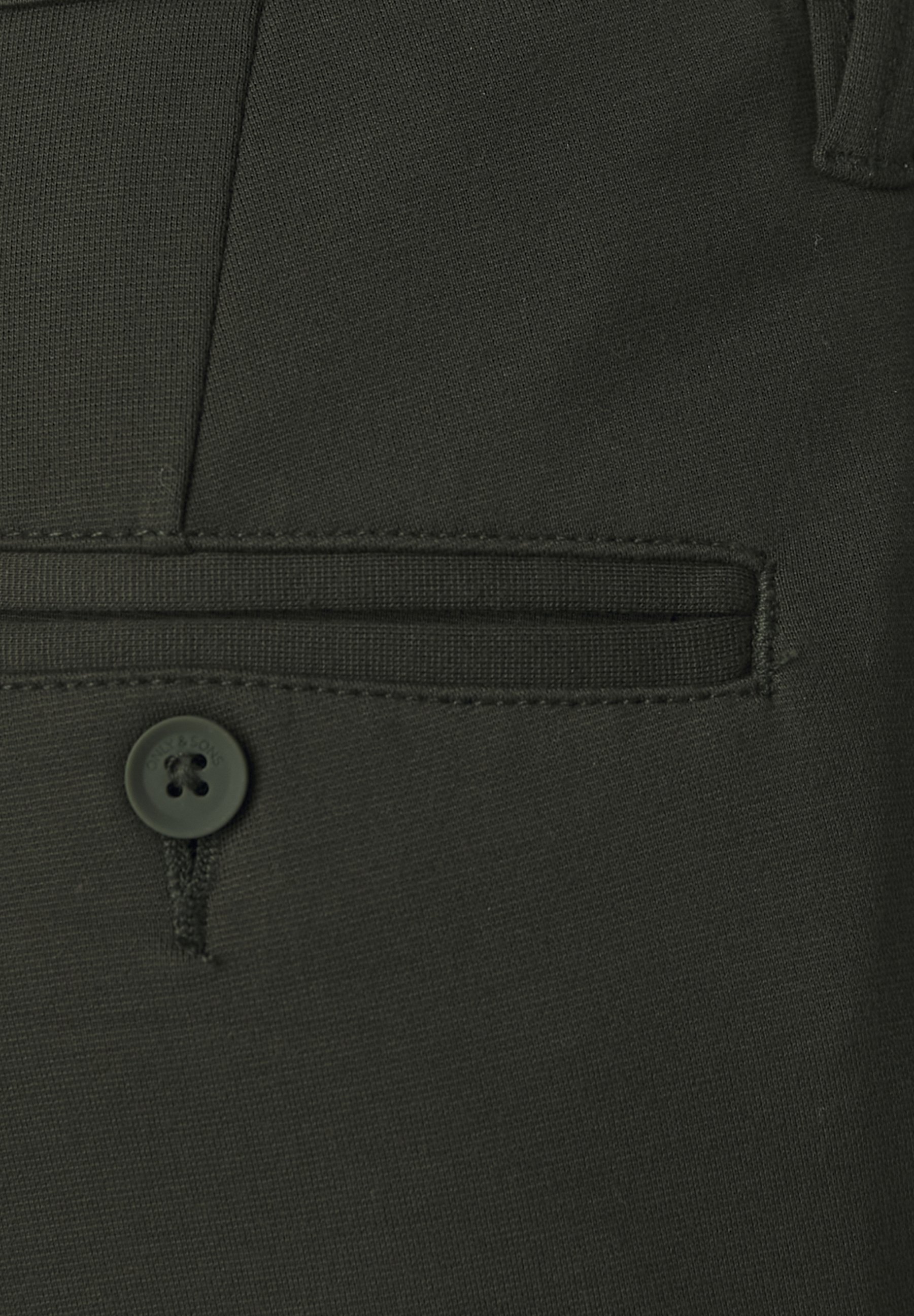 Pantalon chino Only & Sons - vert foncé