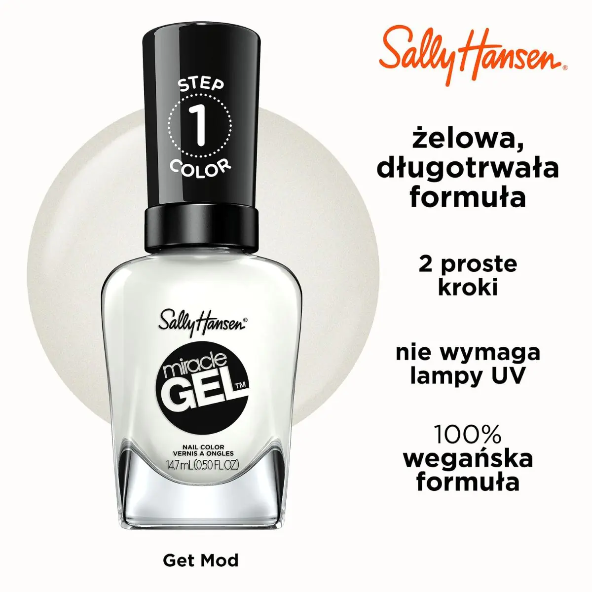 Sally Hansen Miracle Gel Lakier do paznokci, 450