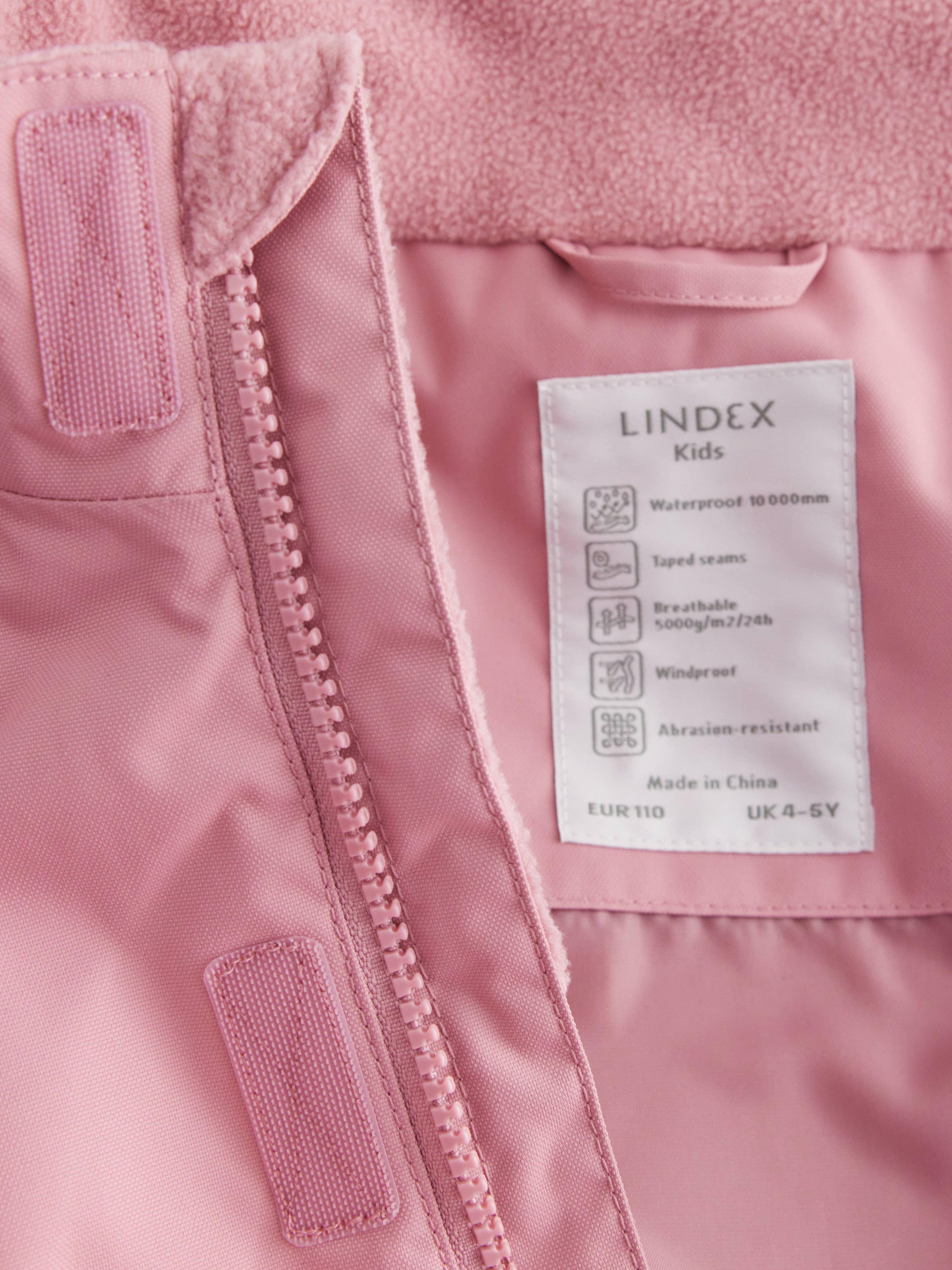 Nepromokavá shellová bunda Dark Dusty Pink