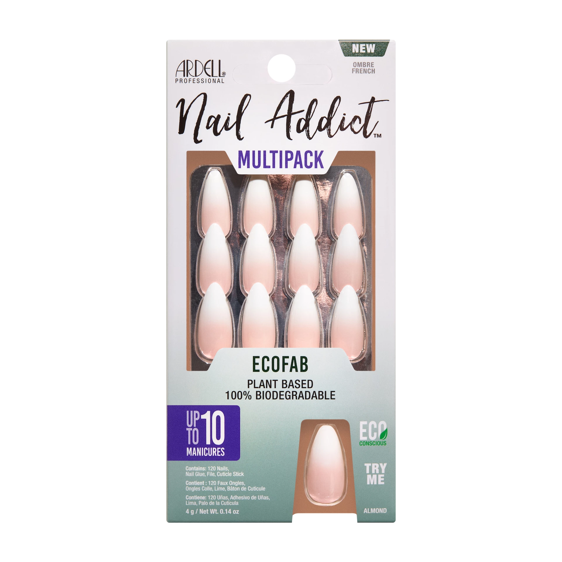 Nail Addict EcoFab Többcsomagos Ombre French Lakk - Ardell