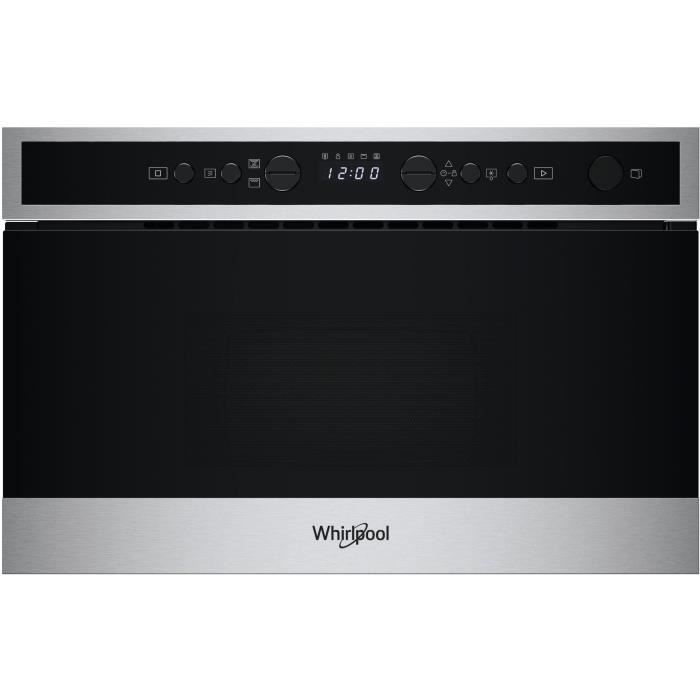 Four micro-ondes encastrable - WHIRLPOOL - WMN4I4BXF - Inox anti-trace - 22 L