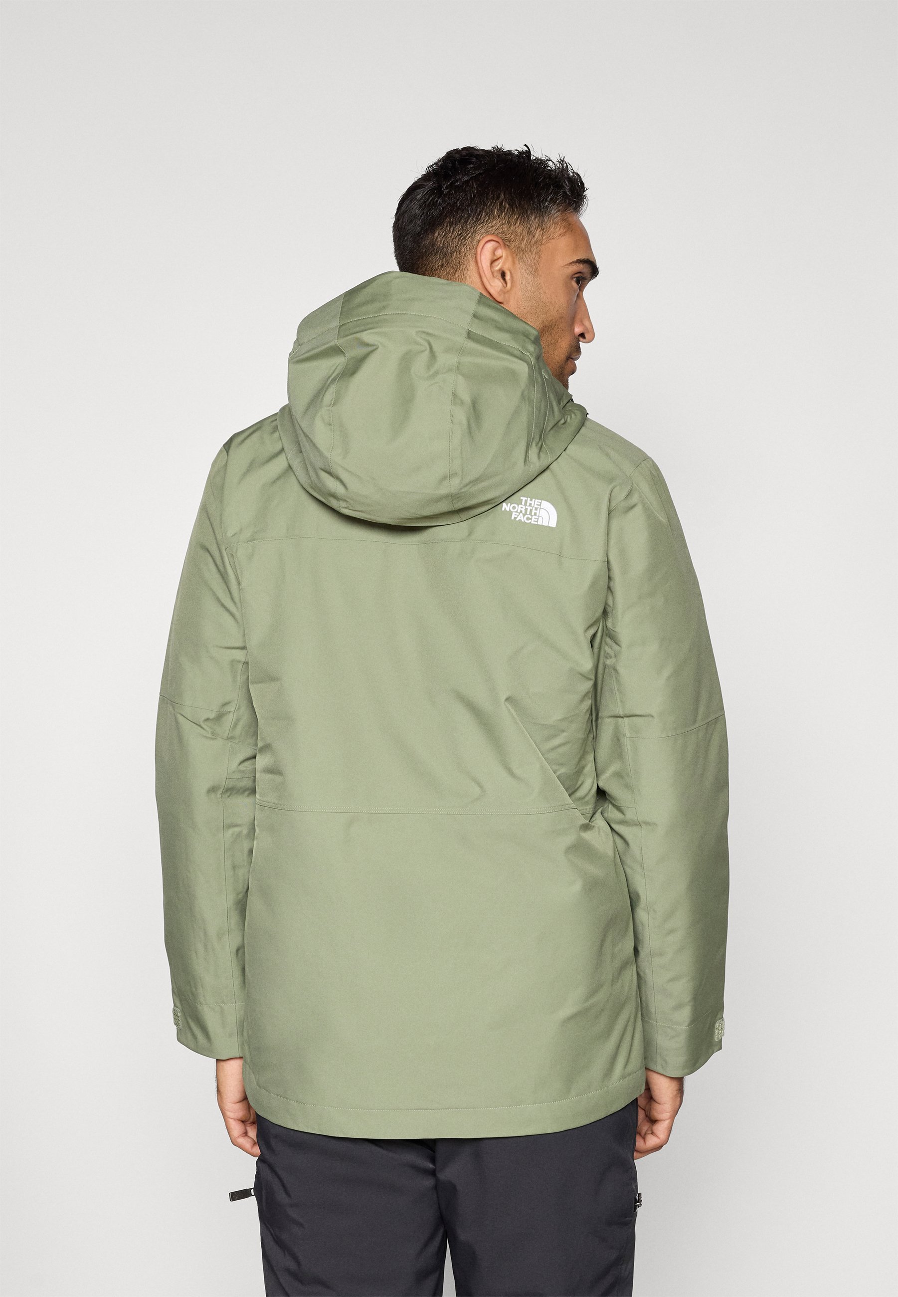 Giacca da snowboard The North Face FOURBARREL TRICLIMATE - colore bark mist/nero