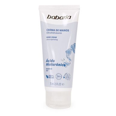 Babaria Hyaluronic Acid Hand Cream Kosteuttava käsivoide 75 ml