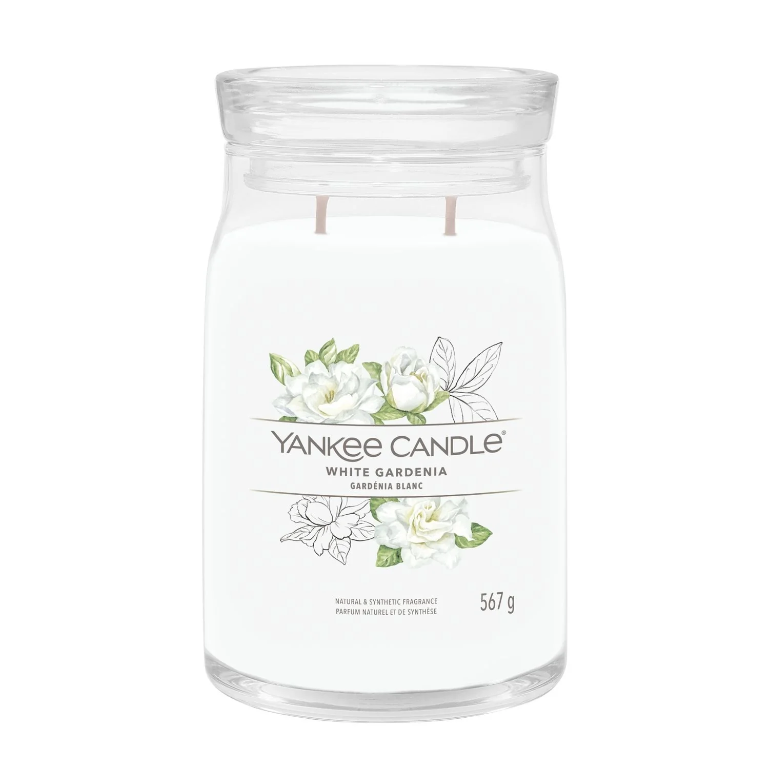 Signature Jar Candles White Gardenia - Candela Profumata