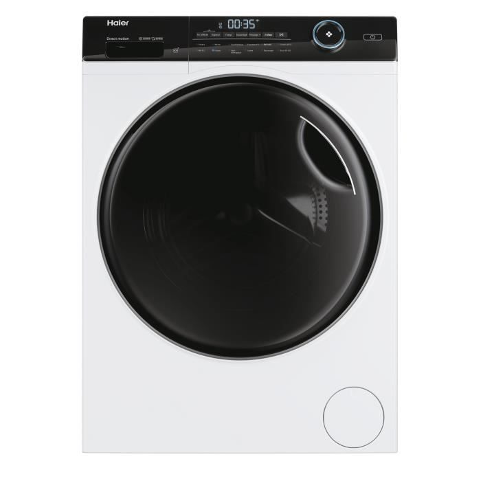 Lavatrice a carica frontale HAIER HW100-B14959U1FR IPRO5 - 10 kg - Movimento diretto - 1400 giri/min - Classe A - Bianca