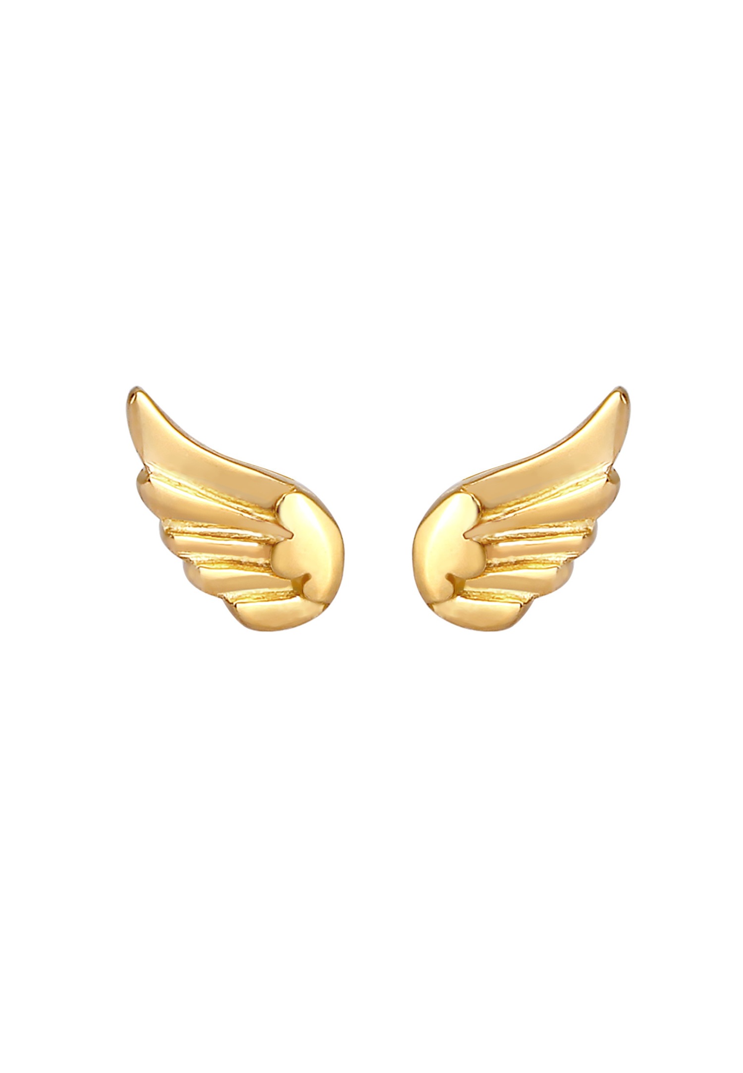 Elli Ailes Ange Religion Symbole Boucles d'Oreilles Enfant - (925/1000) Argent