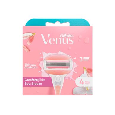 Gillette Venus Comfortglide Spa Breeze -terien vaihtoterät, 4 kpl.