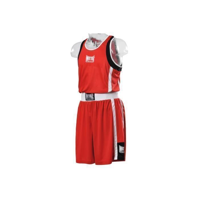 -Roupa de boxe infantil de metal - Tamanho XS - Azul