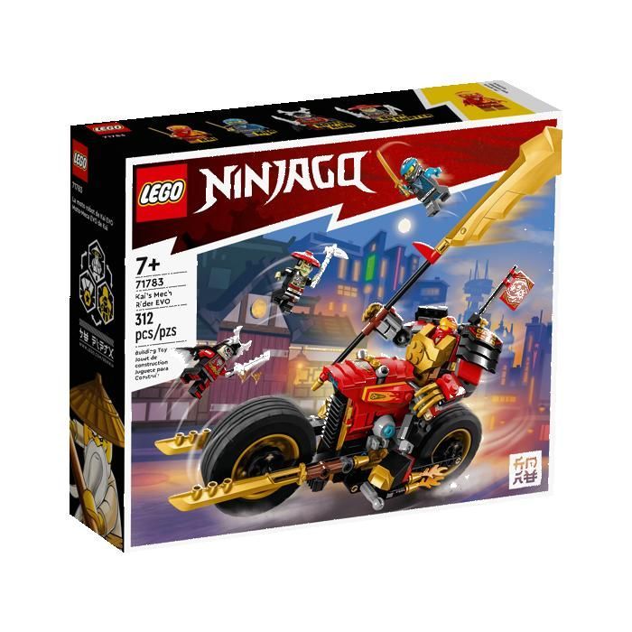 LEGO ninjago 71783 La moto du robot de Kai – Évolution Cadeaux Jouets Objets de collection 7+