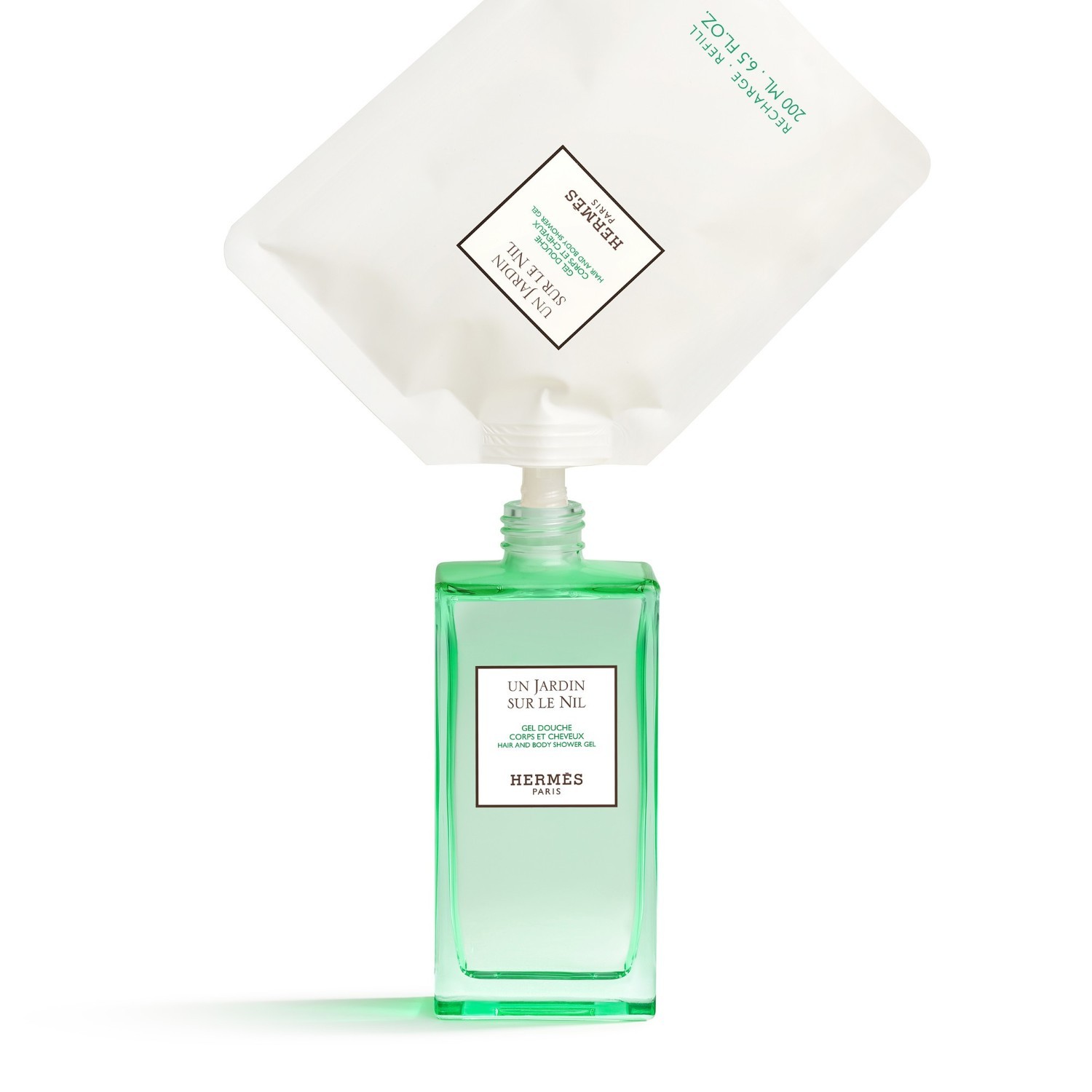 HERMÈS kolekcija gelova za tuširanje Parfum Jardin Un Jardin Sur le Nil Gel za tuširanje za kosu i tijelo – 200 ml