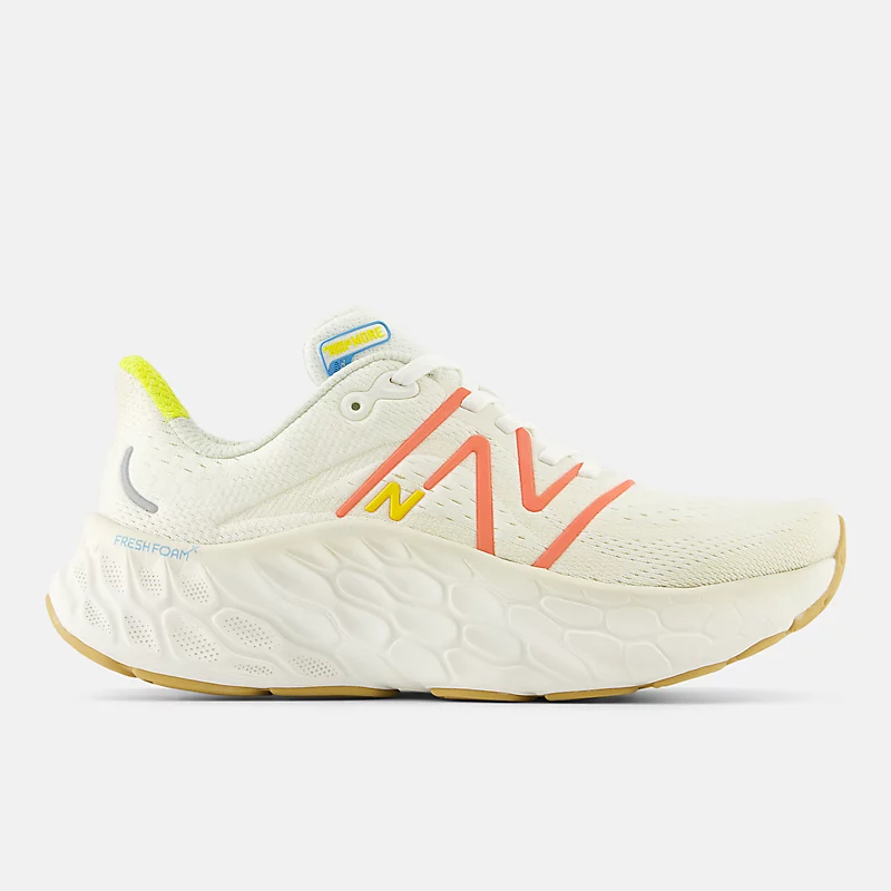 Pianka Fresh Foam X More dla kobiet v4 – sol morska z czerwonym barwnikiem Gulf Red e skórką cytrynową