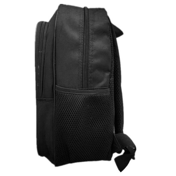 Mbapp Set de 3 mochilas infantiles, incluye lonchera y estuche para lápices - 40x30x13cm Mochila negra