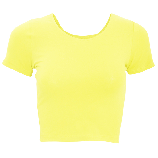American Apparel Einfarbiges Kurzarm-T-Shirt