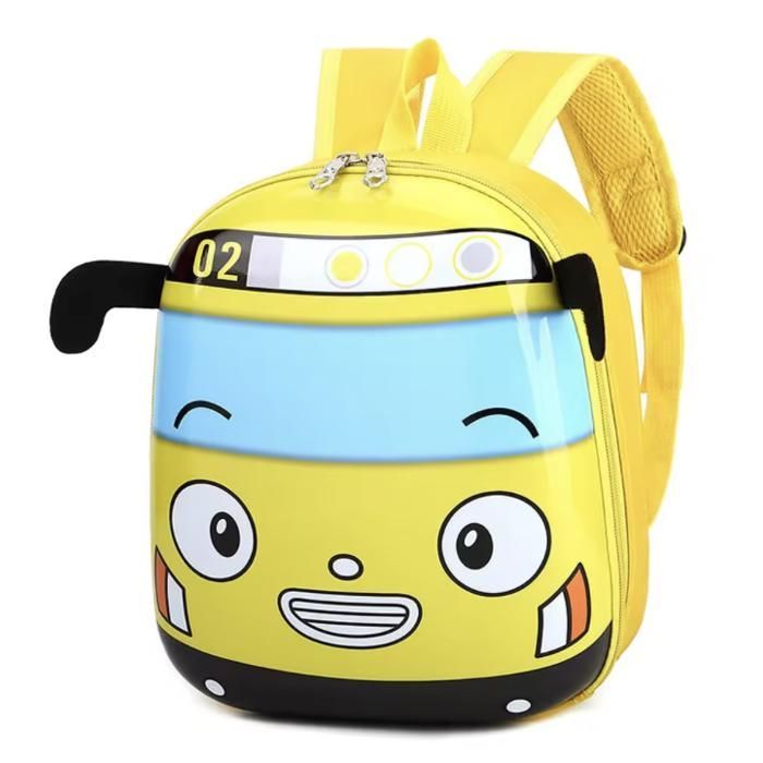 Sac à dos enfant bus 3D – Cartable maternelle EVA léger – Garçon et fille – 2 à 5 ans