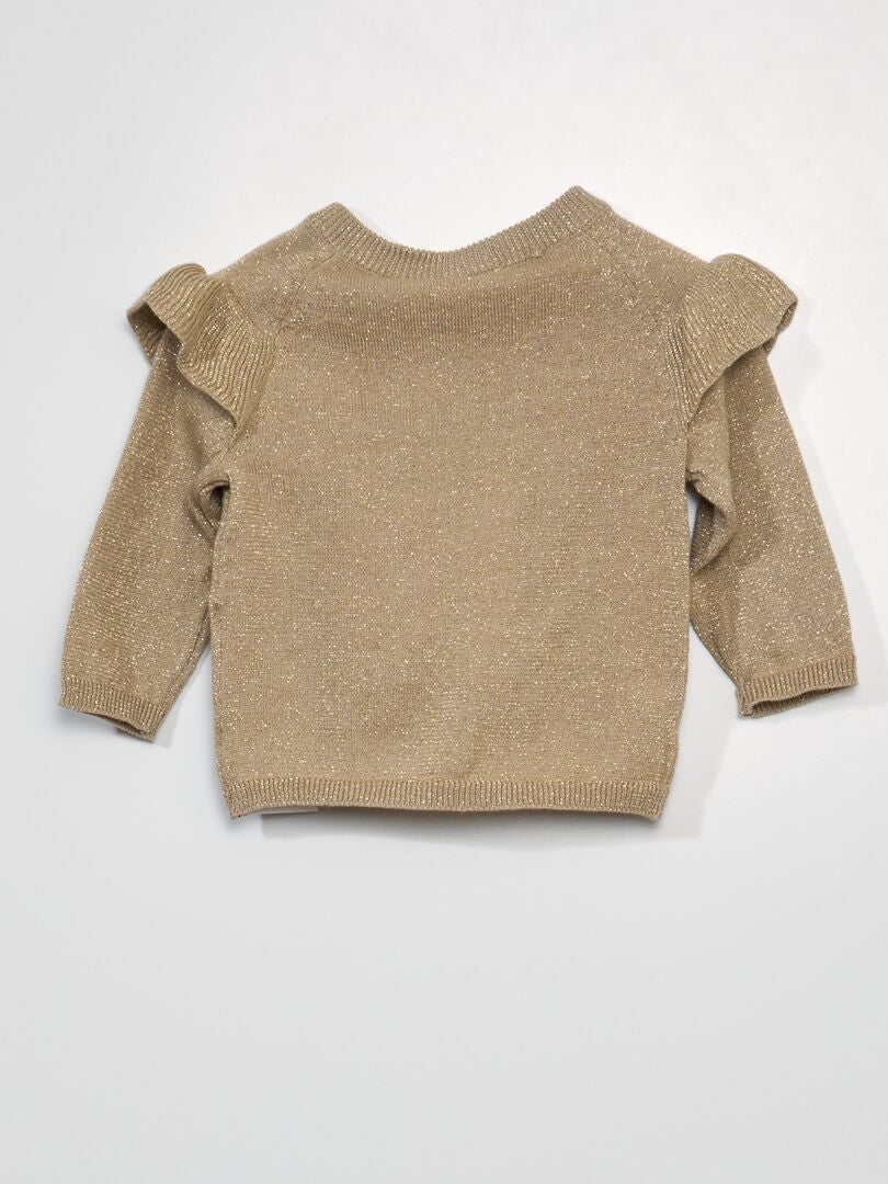 Gilet à volants doré « Name It » - JAUNE