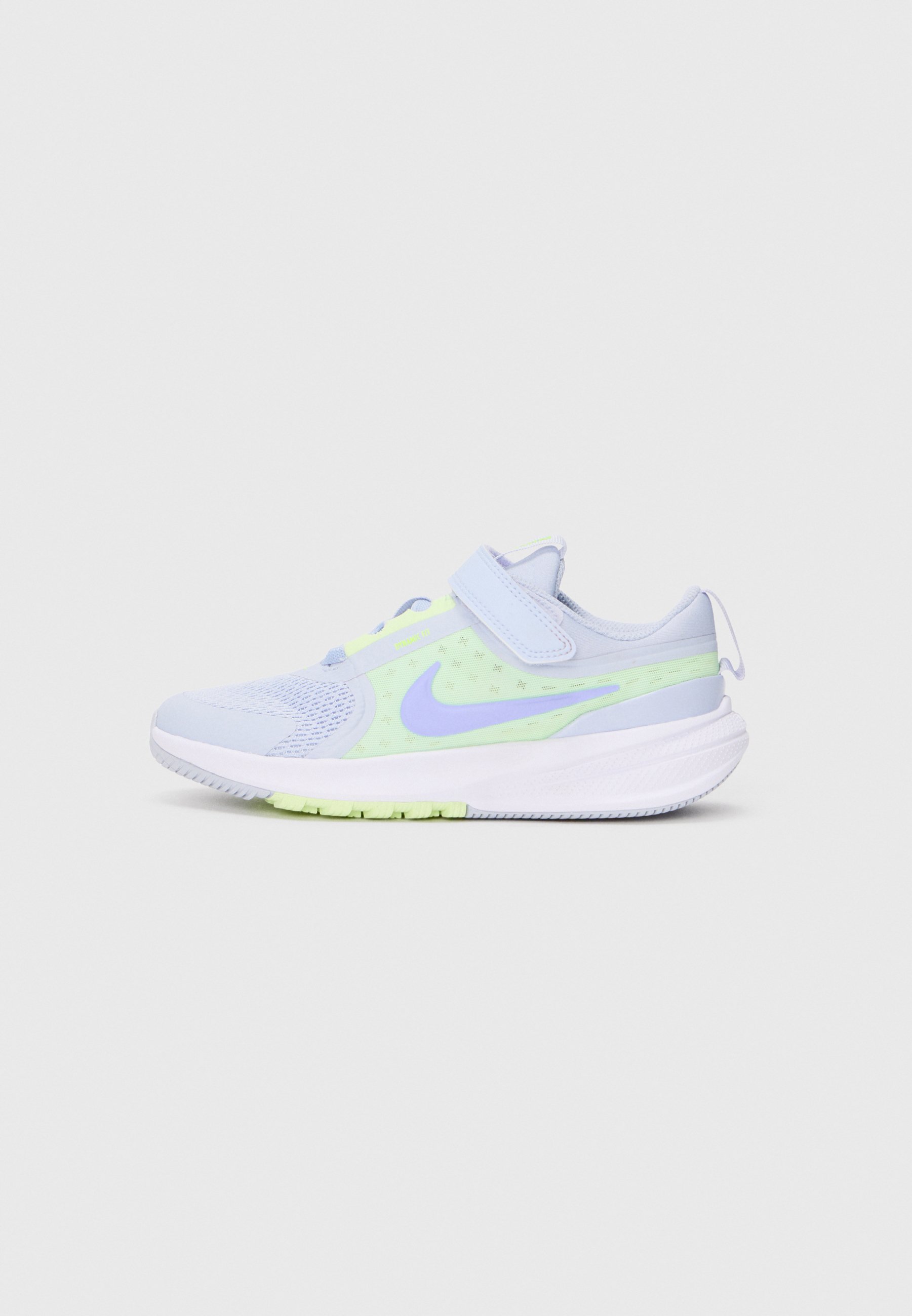 Nike Performance STAR RUNNER 5 UNISEX - Buty do biegania po asfalcie - ghost/light thistle/barely volt/football grey