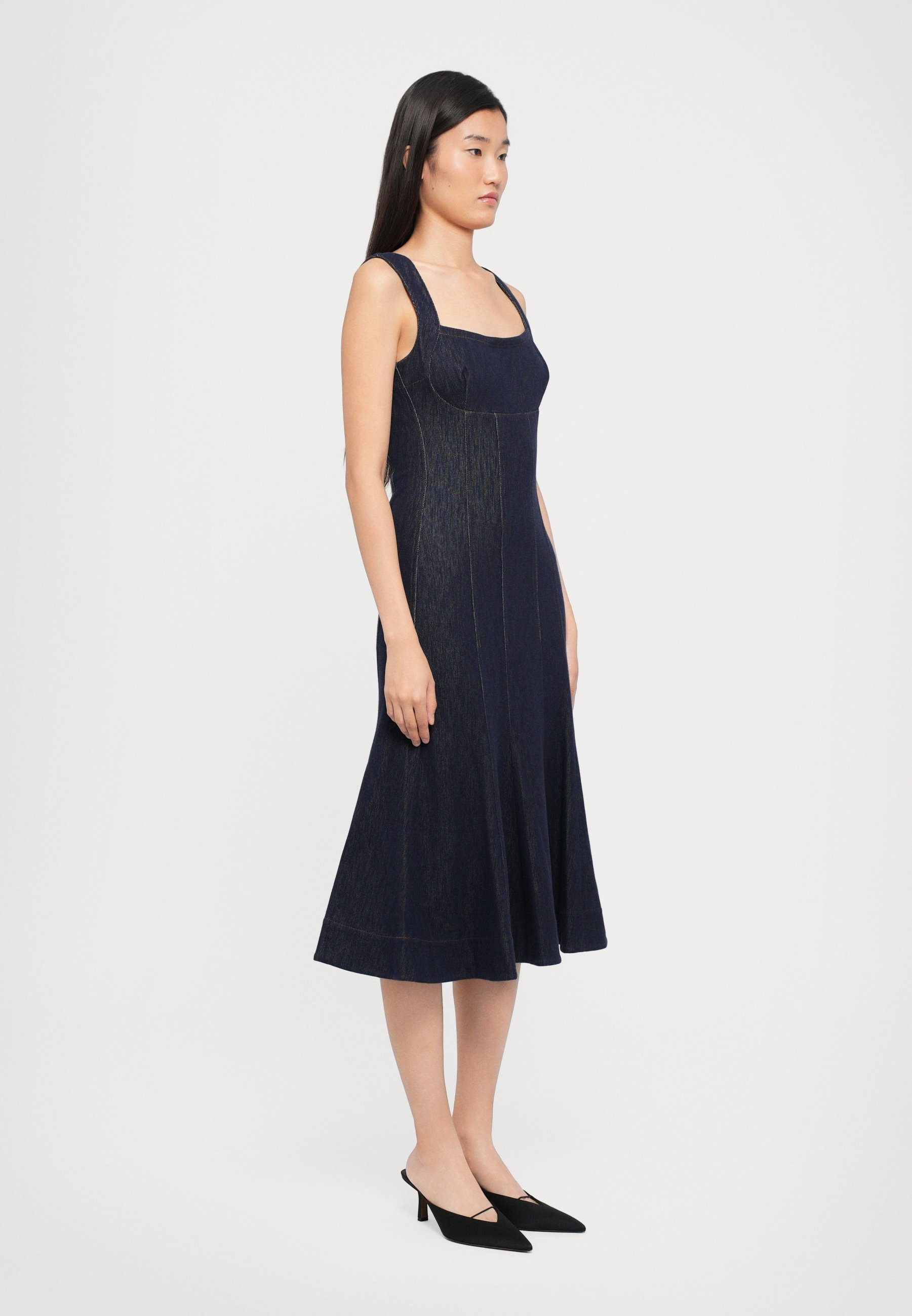 Diane von Furstenberg JUDE JURK - Spijkerjurk - marineblauw