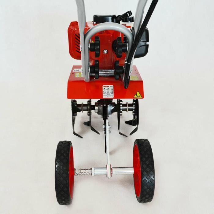 HECHT 752 Rotorkultivator - 2-taktmotor - 25 cm werkbreedte - 16 tanden
