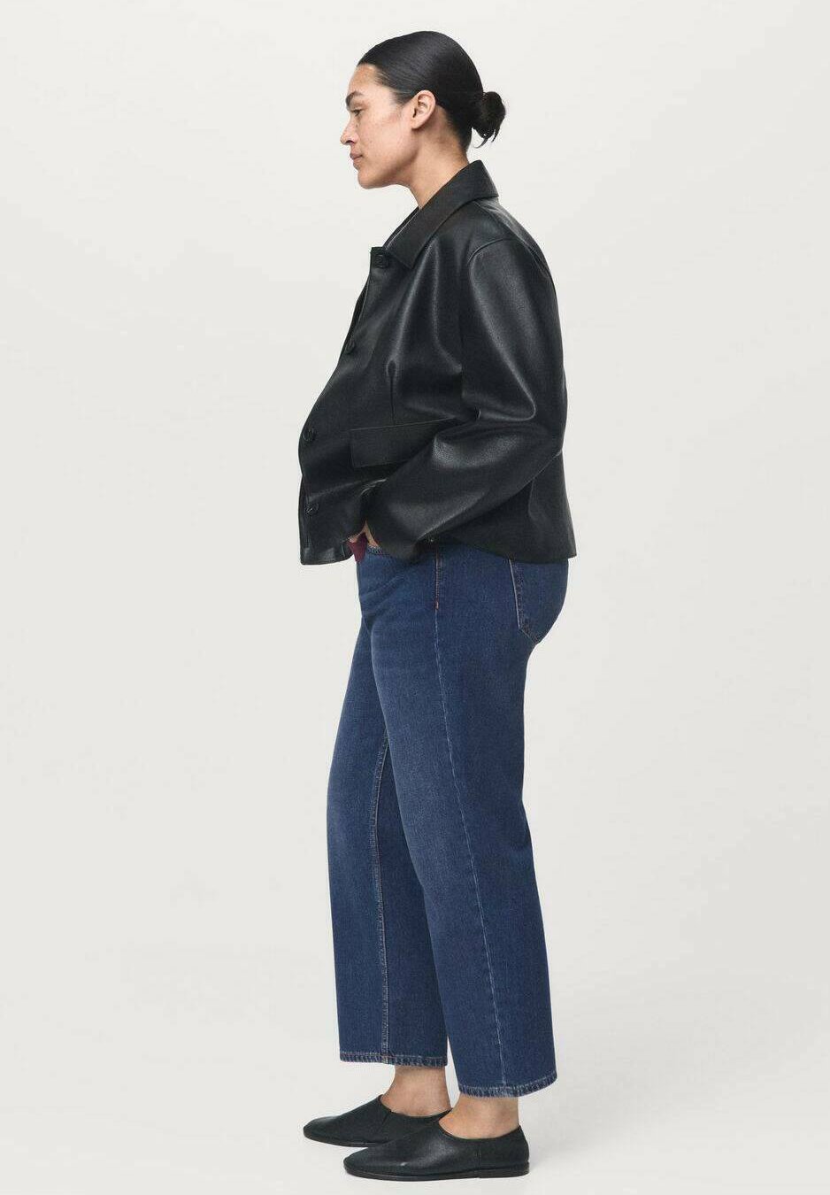 Jean droit Mango - bleu foncé