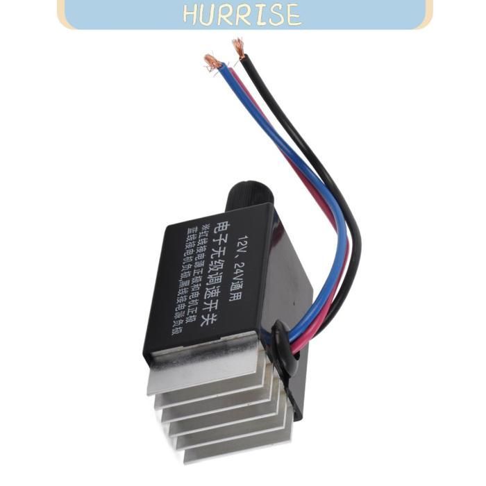 Regolatore di velocità per motore CC 12V 24V 10A, controllo ventola riscaldatore camion, interruttore