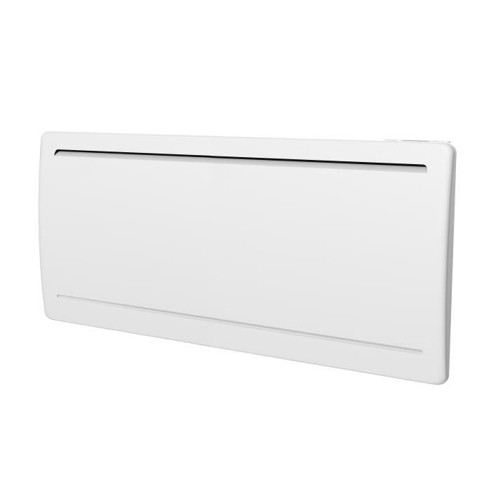 Radiador eléctrico fijo de inercia seca cerámica OCEANIC Rubis de 2000 W - Diseño curvo - Blanco - NF