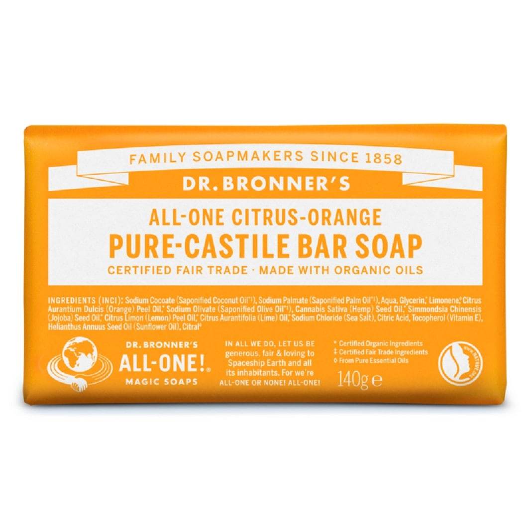 Dr. Bronner's sapun za ruke s okusom citrusa i naranče - 140 g