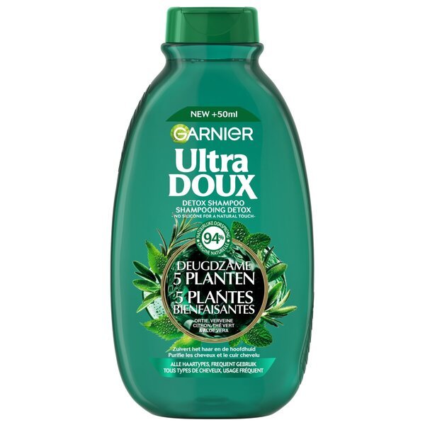 Garnier Ultra Doux - Šampon - 5 močnih rastlin<br>300 ml
