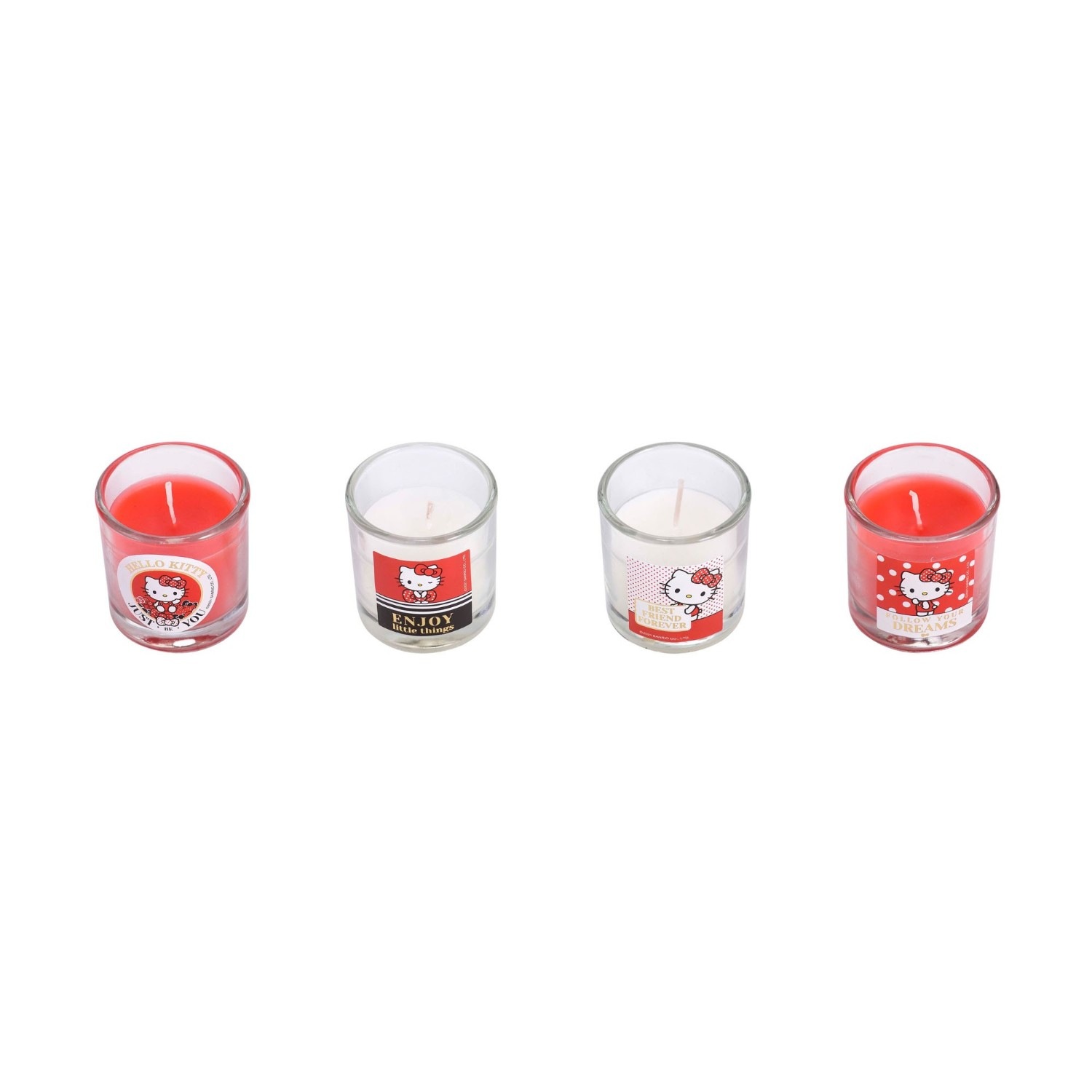 Take a Candle Hello KittyCoffret de 4 bougies parfumées 30 g