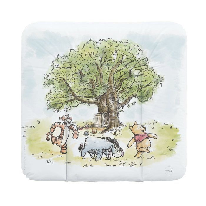 Ceba Baby Matelas à langer epais lavable - 75x72 cm avec motifs Disney - Certifié Öko-Tex, Imperméable