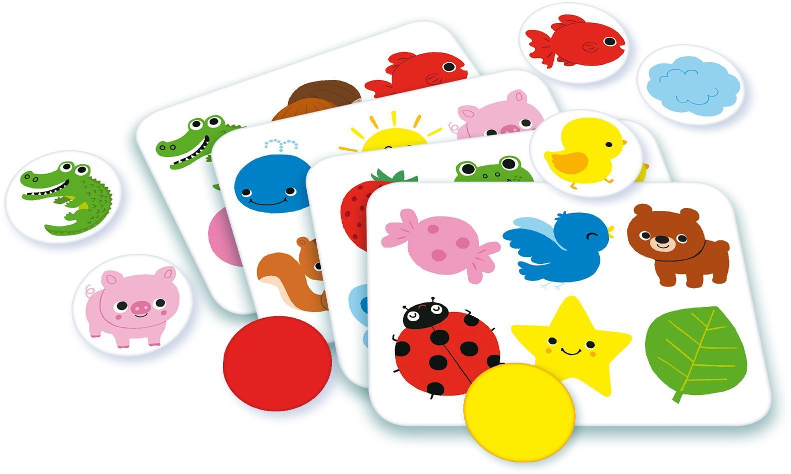 NATHAN Matching Game The Little School - Colors and Shapes - For children aged 2 and up