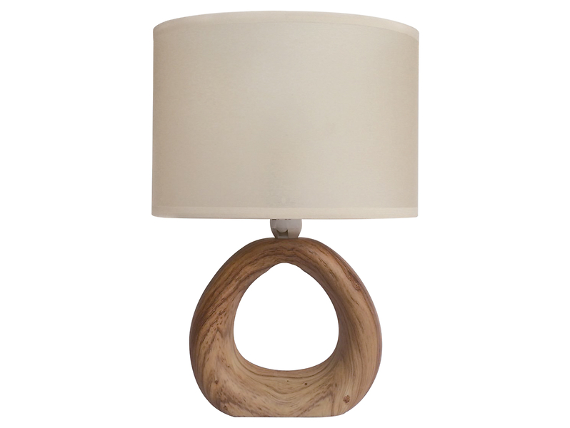 Lampa stołowa Golf ceramiczna brązowa