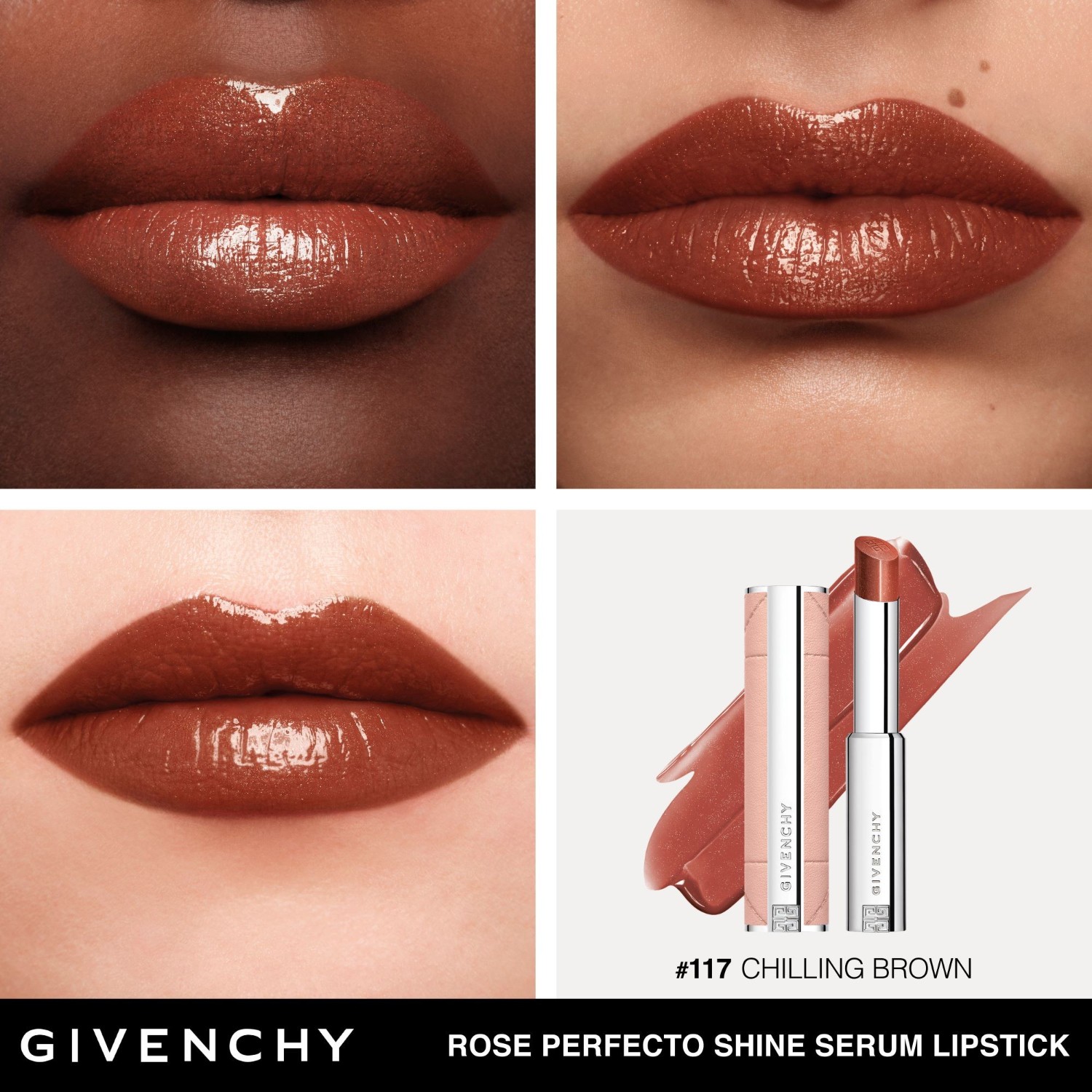 Givenchy Rose Perfecto Shine Serum Lipstick
