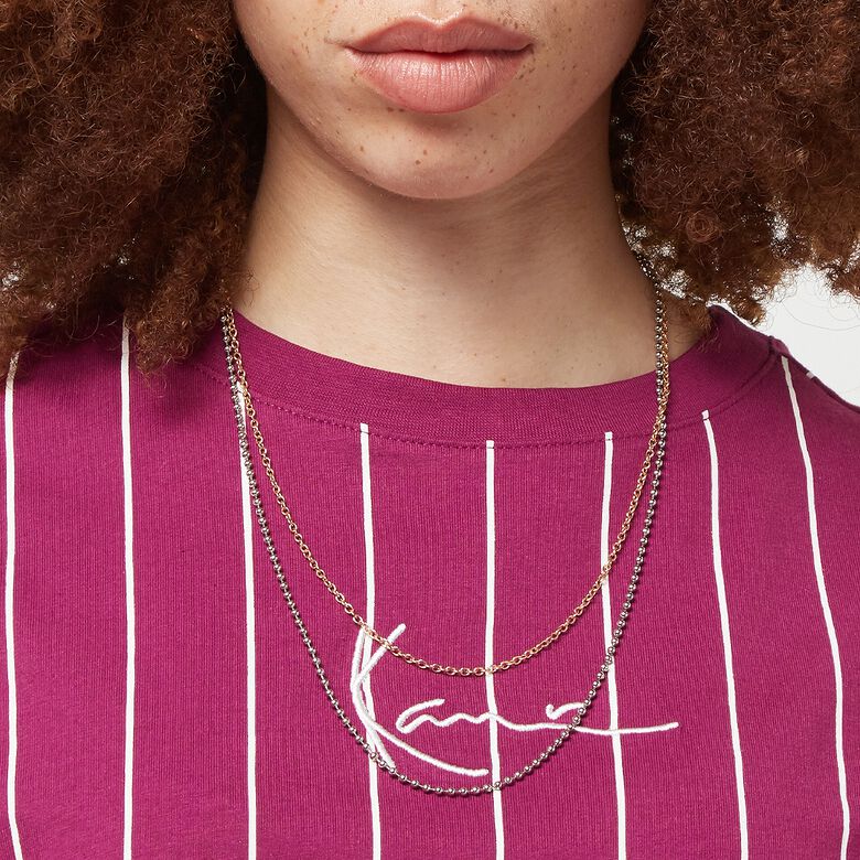 Kleines Signature Pinstripe Os Tee