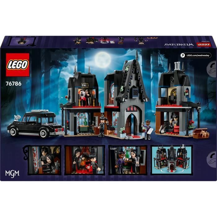 LEGO Wednesday 76786 Cdiscount Exclusive Morticia's Mansion - Building Set for Ages 10+ - Mini-Dolls