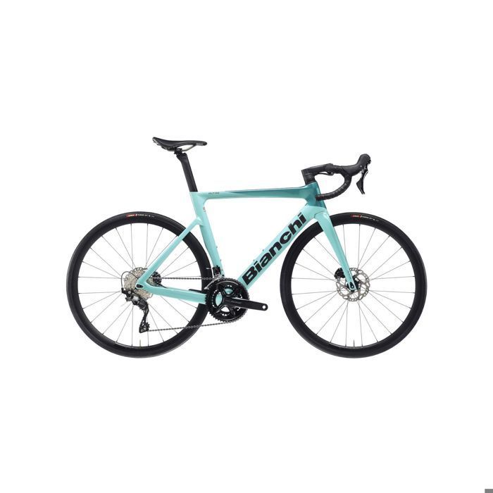 Bianchi Oltre Race 105 Di2 50-34 R818 racefiets - Blauw - 59 cm