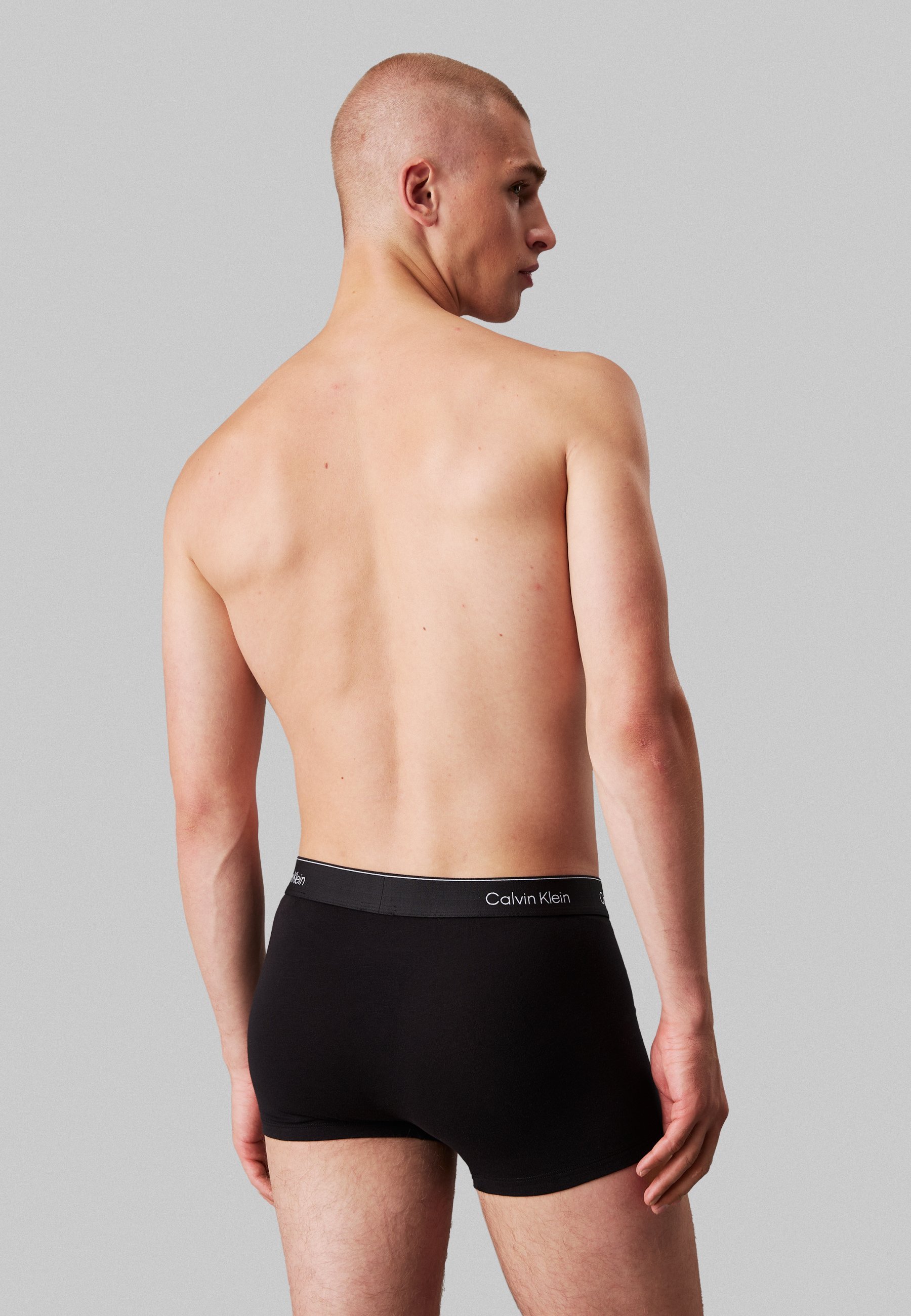 Calvin Klein Underwear TRUNK 3-PACK - Boxershorts - wit/lichtblauw/bladgroen