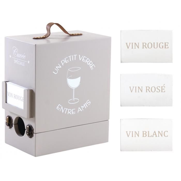 3-liter wooden wine box (For friends)