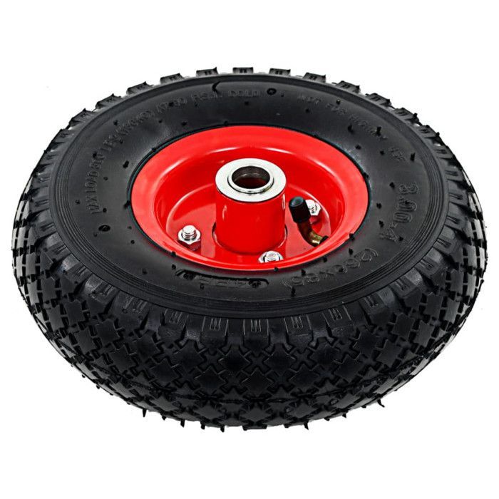 Ruedas para carretilla de mano vidaXL, 2 unidades, de goma 3.00-4 (245x82)