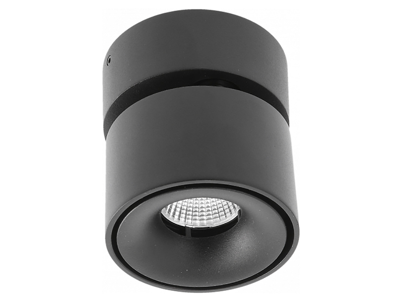Spot Bianco LED aluminiowy czarny