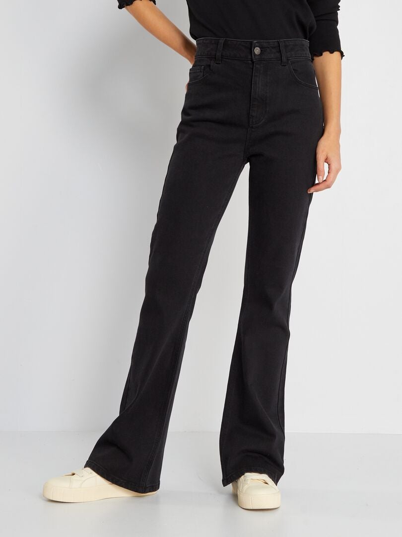 Calça jeans flare - tamanho 34 - preta