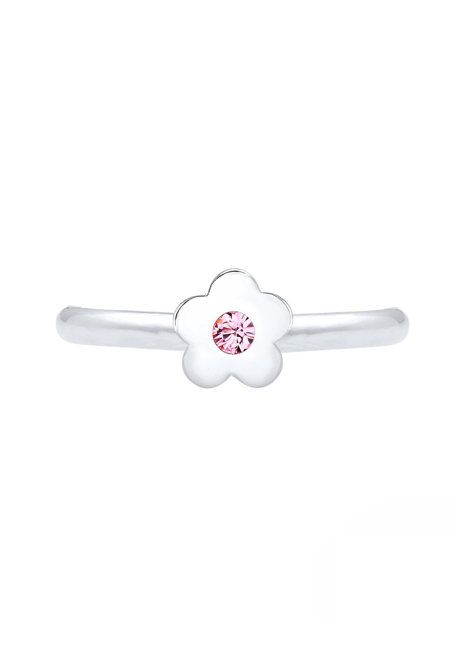 Elli Enfant Motif de Fleurs Jouant avec des Cristaux en Argent Sterling 925