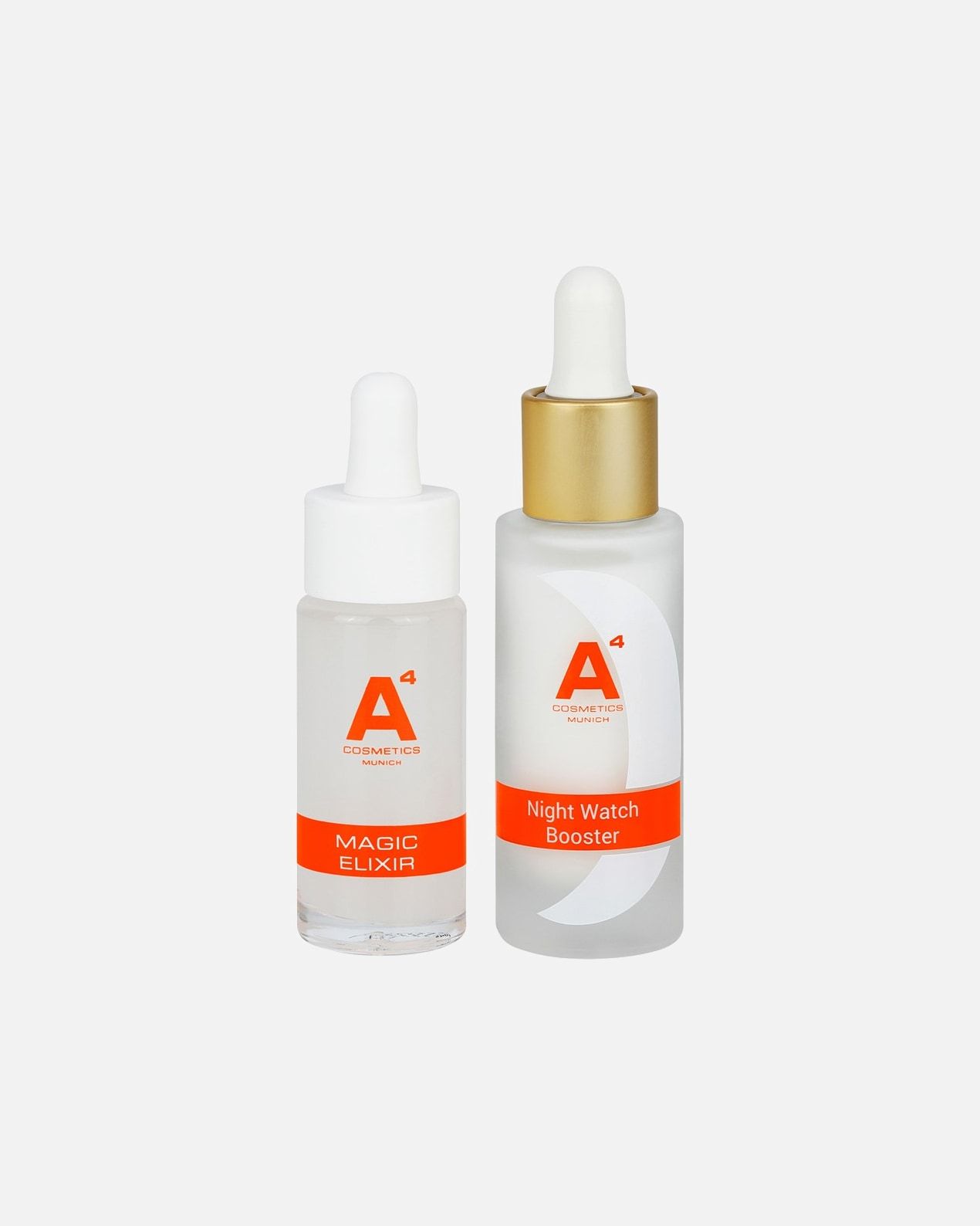 A4 Cosmetics set za njegu lica Dnevni i noćni Power Duo serum – 2 x 20 ml
