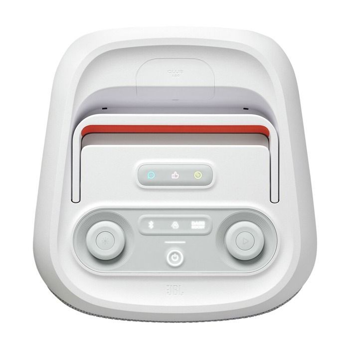 Altavoz portátil Bluetooth para fiestas JBL PartyBox Club 120, blanco.