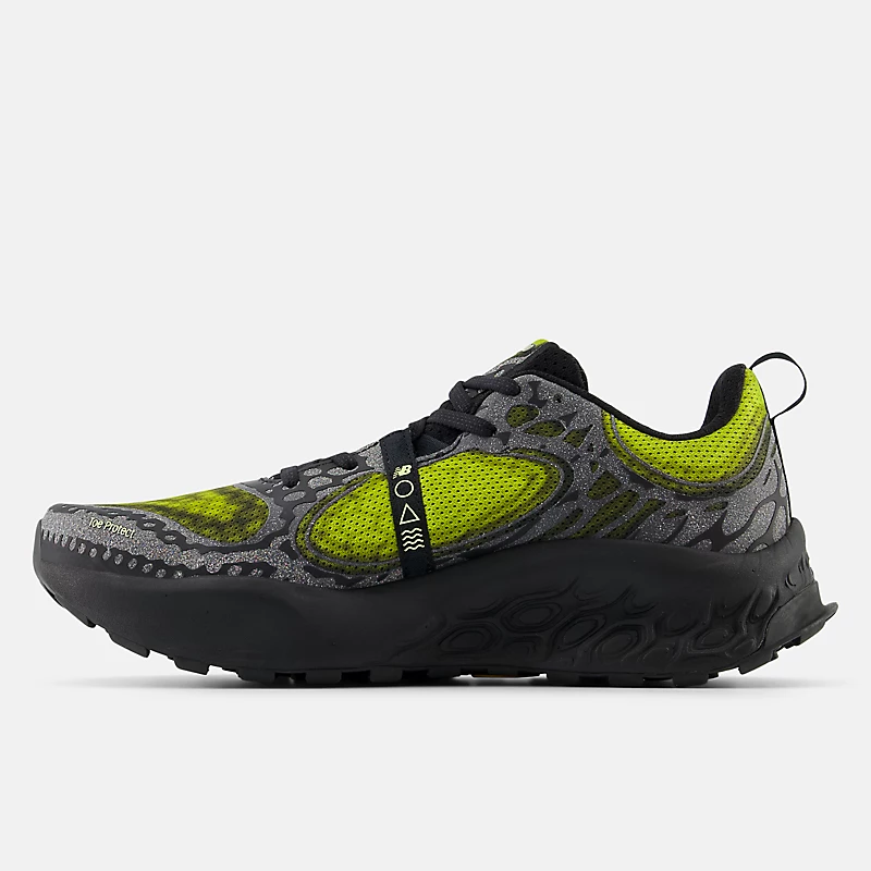 Męska pianka Fresh Foam X Hierro v8 – czarna z drzewem herbacianym i Limelight